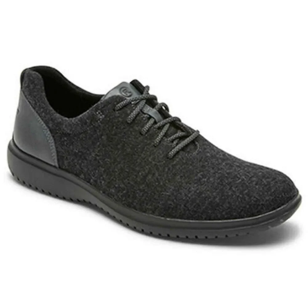 Rockport Mens Dress Shoes Potts 2 Fast‎ Oxford Casual Dark Gray CH5500 Sz 7